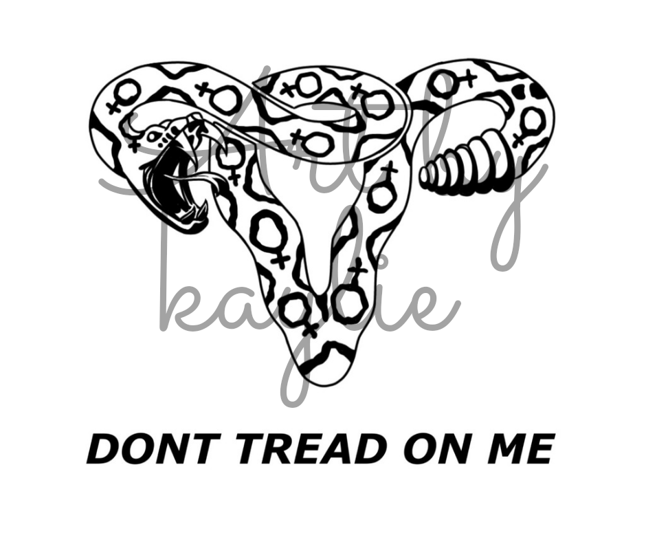 Dont tread on me decal â sky blue pink home decor and more