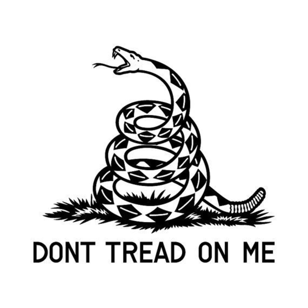Dont tread on me svg