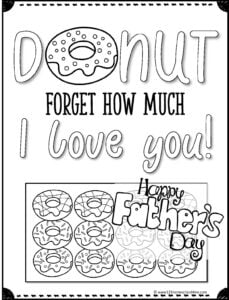 Free fathers day coloring pages
