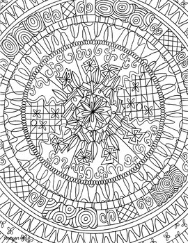 Doodle art alley coloring book by doodle art alley tpt