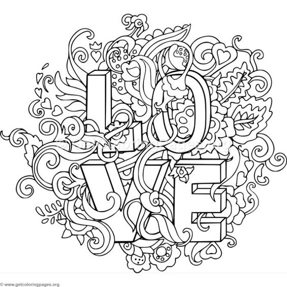 Free printable valentines day coloring pages for adults