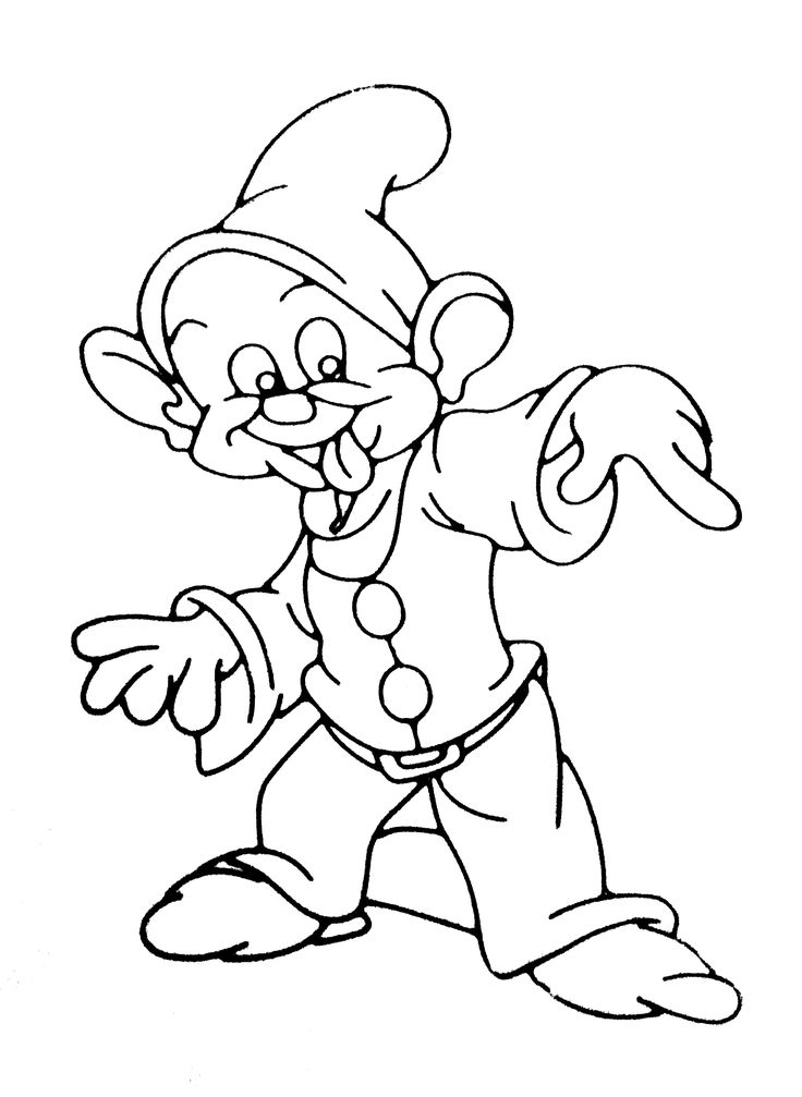 Mudito realizado en alambre cartoon coloring pages disney coloring pages snow white coloring pages