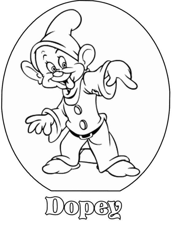 Diy dopey vinyl decal dwarfs snow white tablet decal car etsy prinses kleurplaatjes kleurplaten kleurboek