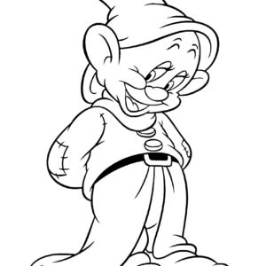 Seven dwarfs coloring pages printable for free download
