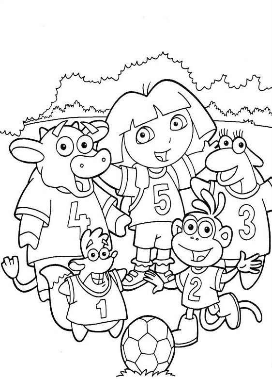 Nice dora the explorer free coloring pages pictures dora coloring valentines day coloring page cartoon coloring pages