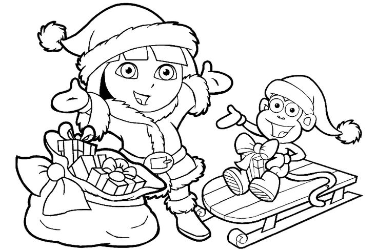 Christmas coloring pages