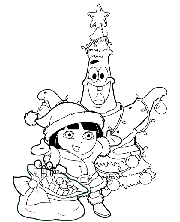 Christmas dora picture