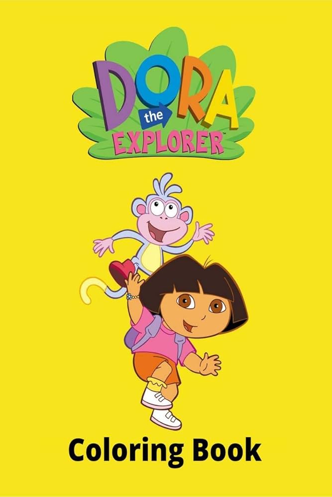 Buy dora the explorer colorg book build early learng confident and foundational skills through a bunch of funny and flawless illustrations of dora tico boots baby jaguar diego and more book