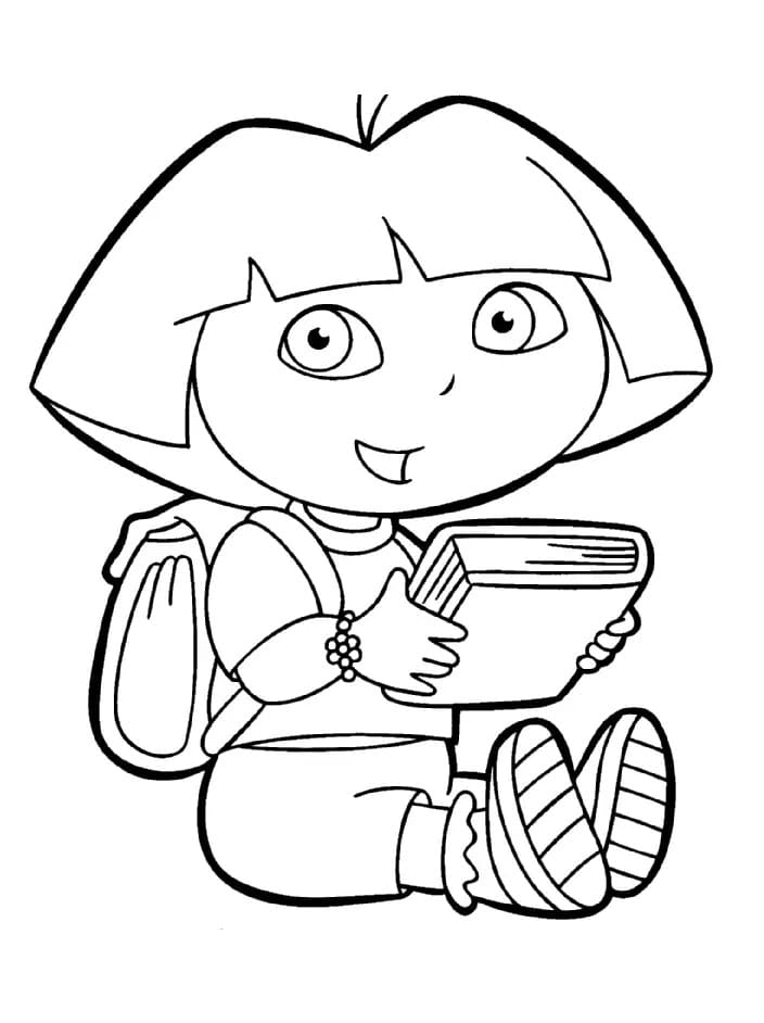 Dora the explorer coloring pages