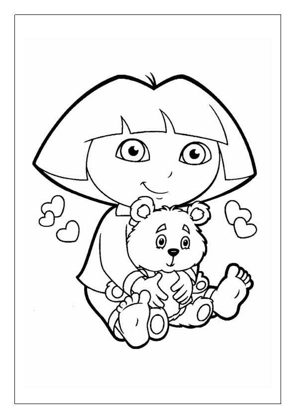 Dora the explorer coloring pages printable coloring sheets
