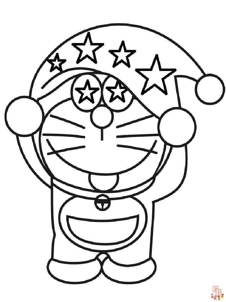 Free printable doraemon coloring pages