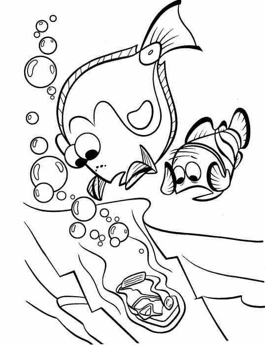Dory coloring pages