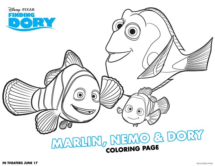 Free disney printables and activity pages nemo coloring pages finding dory coloring sheets finding nemo coloring pages
