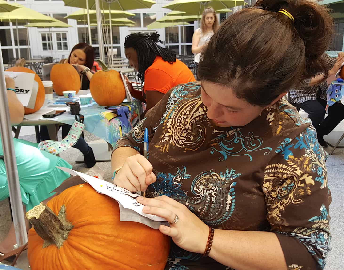 Finding dory halloween activities party tips pumpkin carving