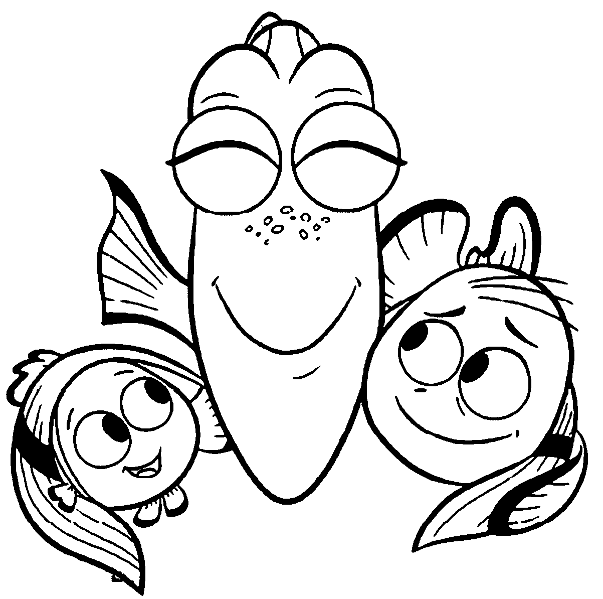 Dory coloring pages