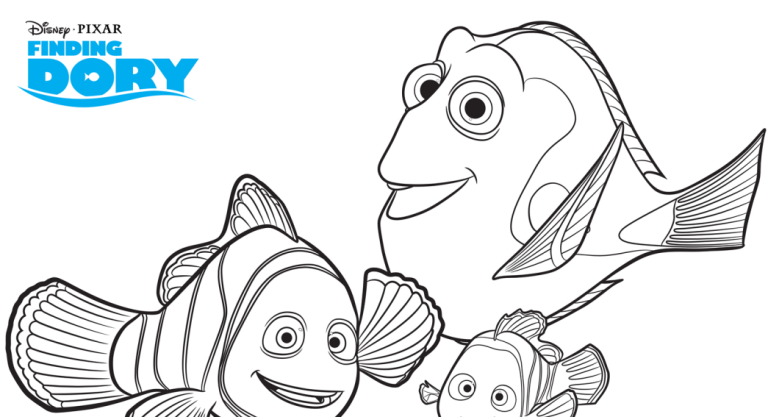 Download new coloring sheets for finding dory wdw parkhoppers walt disney world resort new and walt disney world rumors and money saving tips