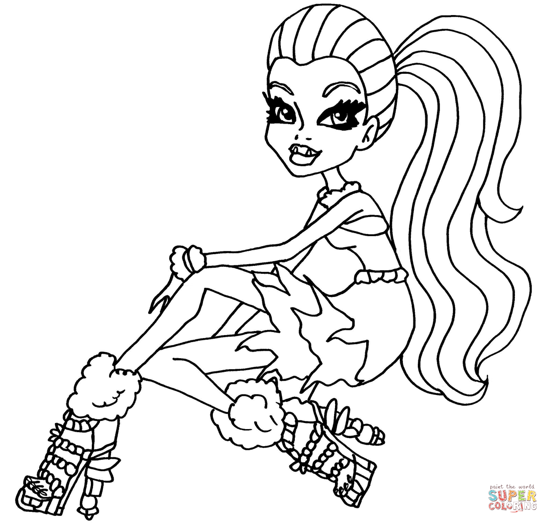 Abbey bominable dot dead gorgeous coloring page free printable coloring pages