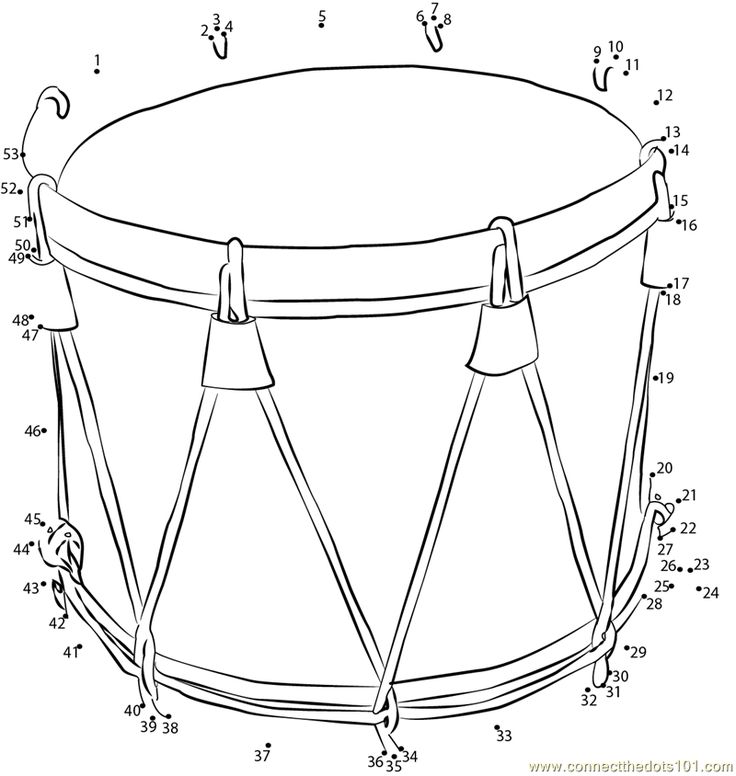 Download or prt drumroll dot to dot prtable worksheet from musical