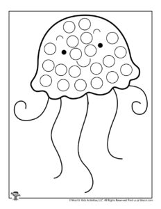 Ocean dot coloring pages woo jr kids activities childrens publishing