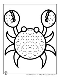 Ocean dot coloring pages woo jr kids activities childrens publishing