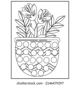 Easter dot marker coloring pages kids stock vector royalty free