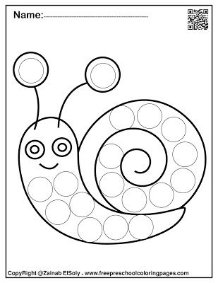 Spring do a dot marker free coloring pages