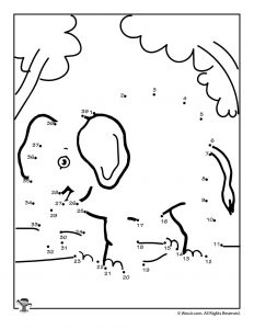 Animal dot to dots printables woo jr kids activities childrens publishing