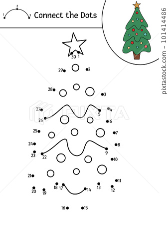 Vector christmas dot