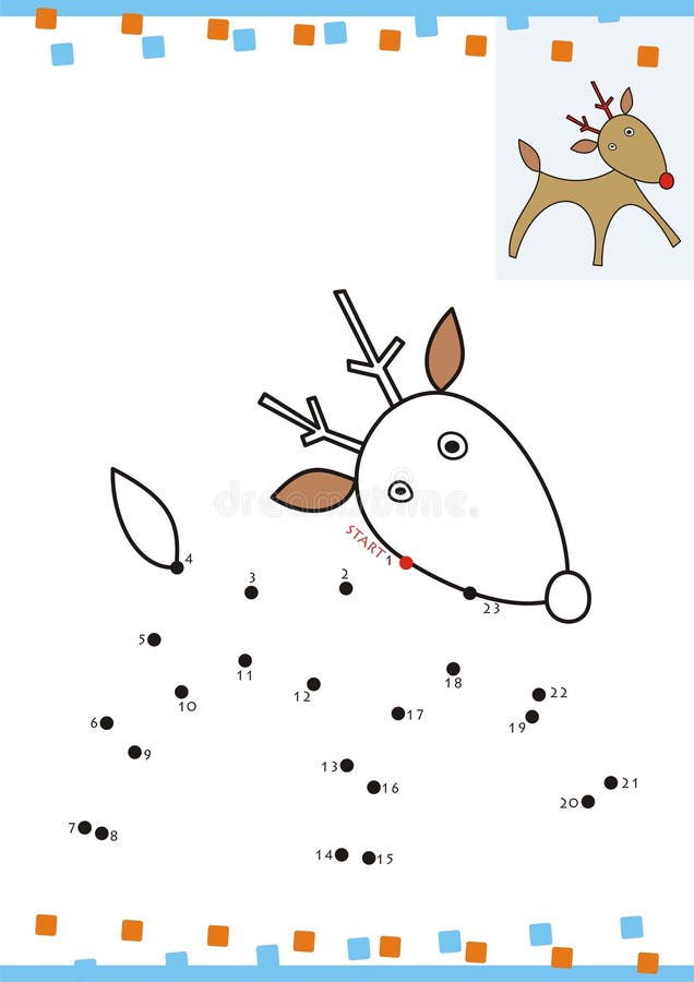 Coloring book reindeer stock illustrations â coloring book reindeer stock illustrations vectors clipart