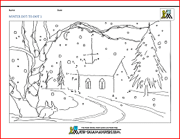 Dot to dot coloring pages up to