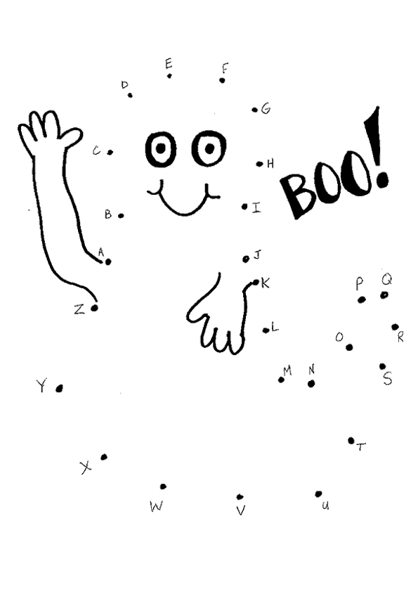 Free printable ghost coloring pages for kids