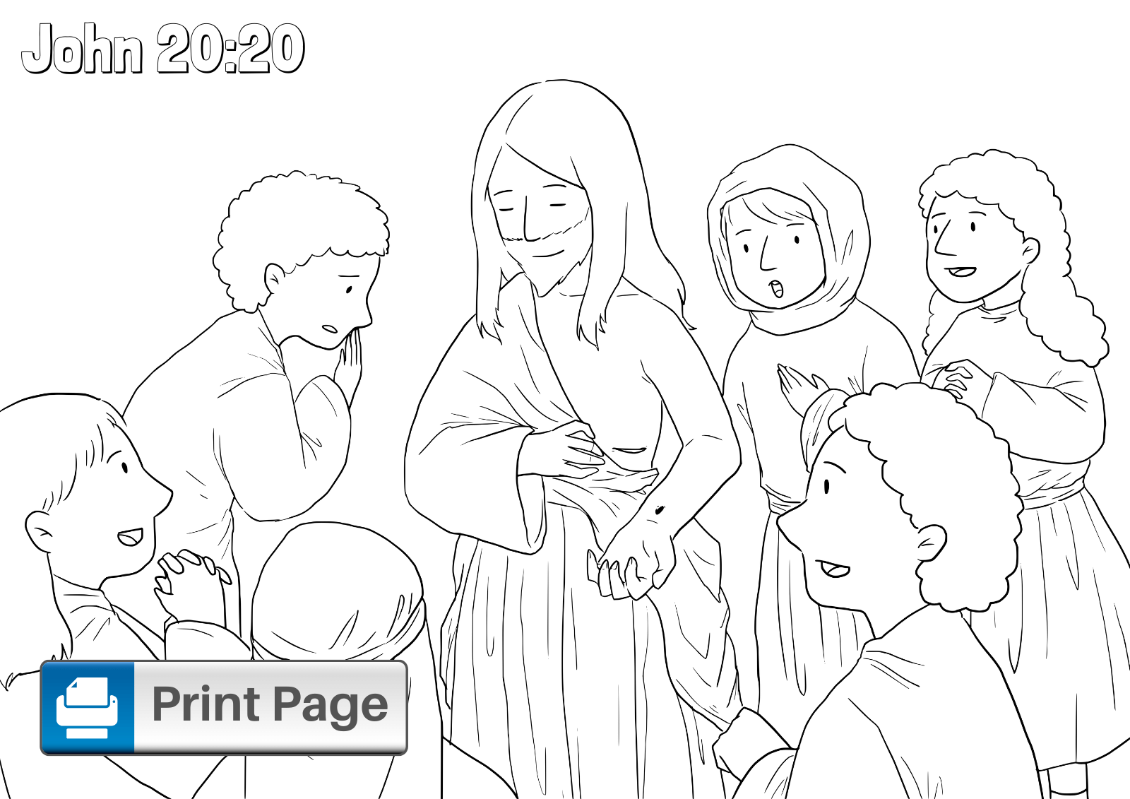 Free doubting thomas coloring pages for kids â connectus