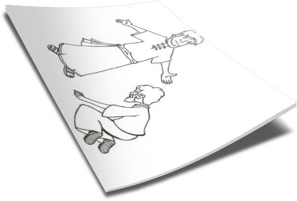 Doubting thomas coloring page