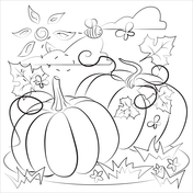 Dovleac desene de colorat planse de colorat gratis