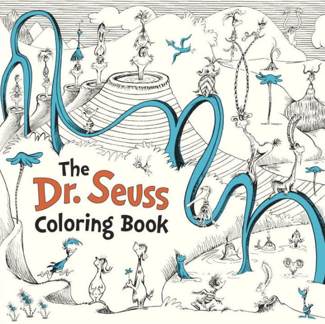 The dr seuss coloring book by dr seuss paperback barnes noble