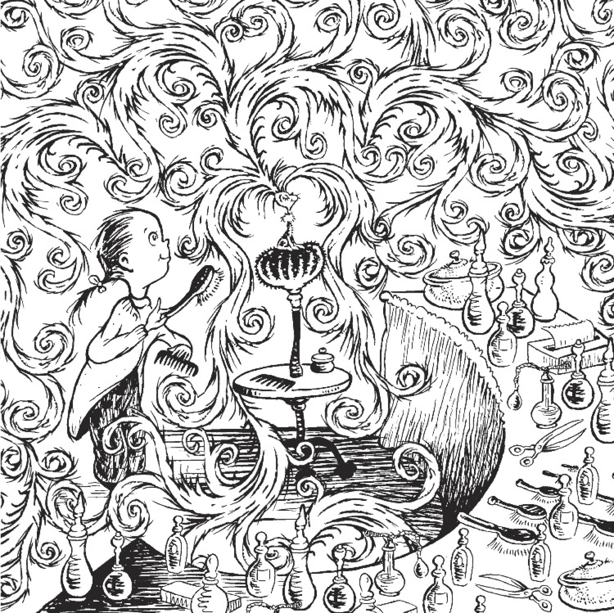 Relive your childhood with this dr seuss coloring book