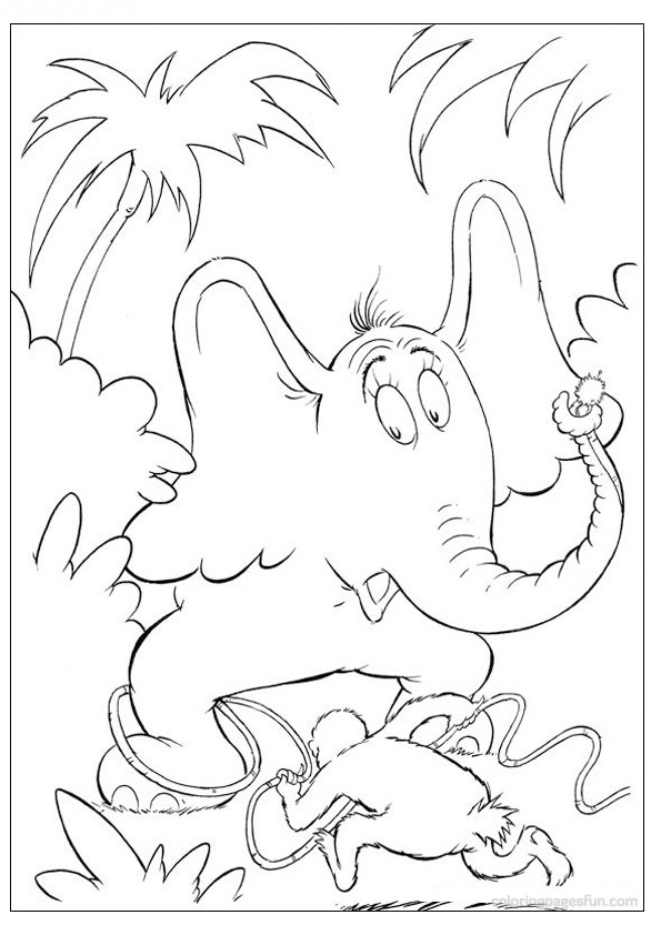 Coloring pages dr seuss coloring page for kids