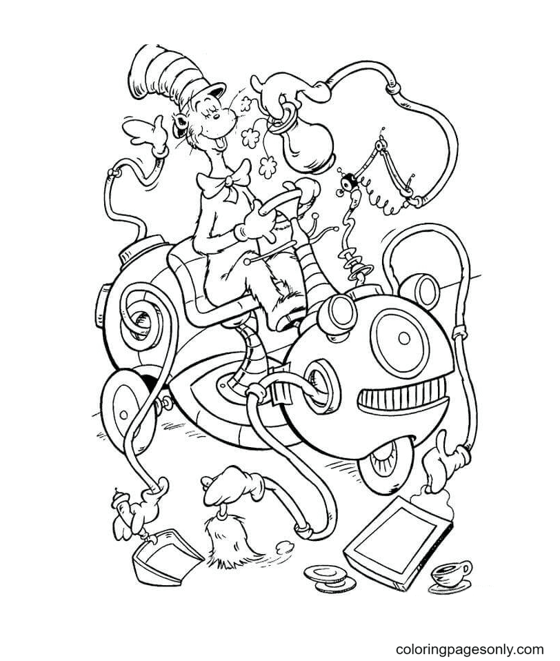 Dr seuss coloring pages printable for free download