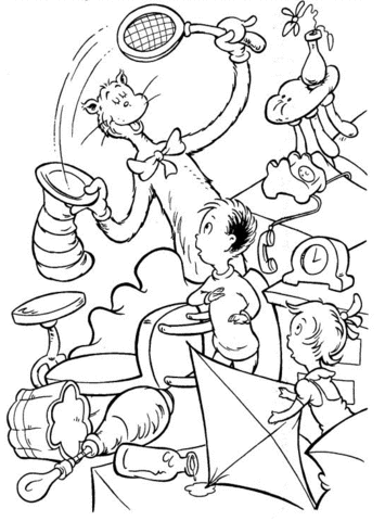 Dr seuss coloring pages