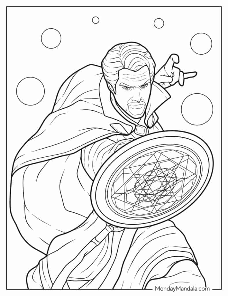 Superhero coloring pages free pdf printables