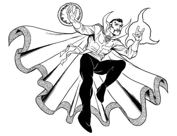 Doctor strange coloring pages doctor strange coloring pages detailed coloring pages