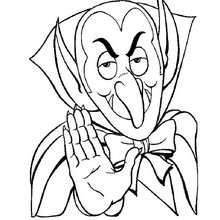 Terrific dracula coloring pages