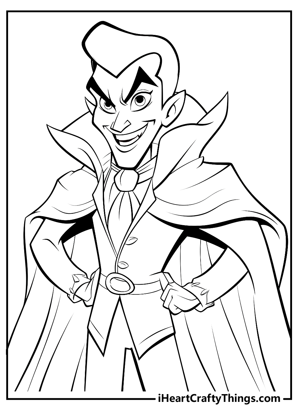 Count dracula coloring pages free printables