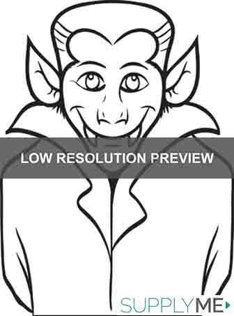 Printable dracula coloring page for kids â