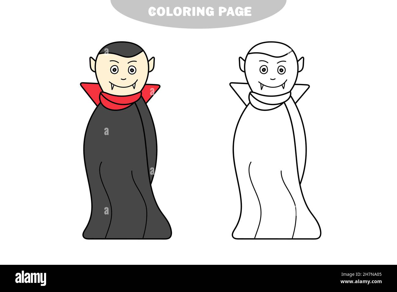 Simple coloring page coloring page