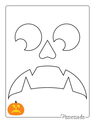 Free printable pumpkin carving stencils templates for halloween