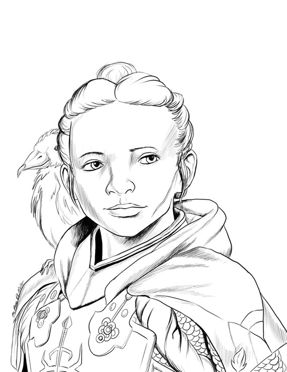 Dragon age fan coloring book