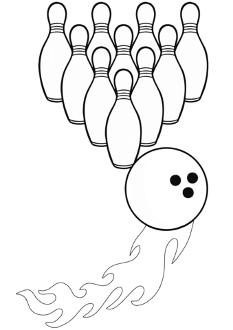 Bowling balls and pins printable coloring page free to download and print gutschein selber basteln basteln weihnachten adventskranz gutschein basteln