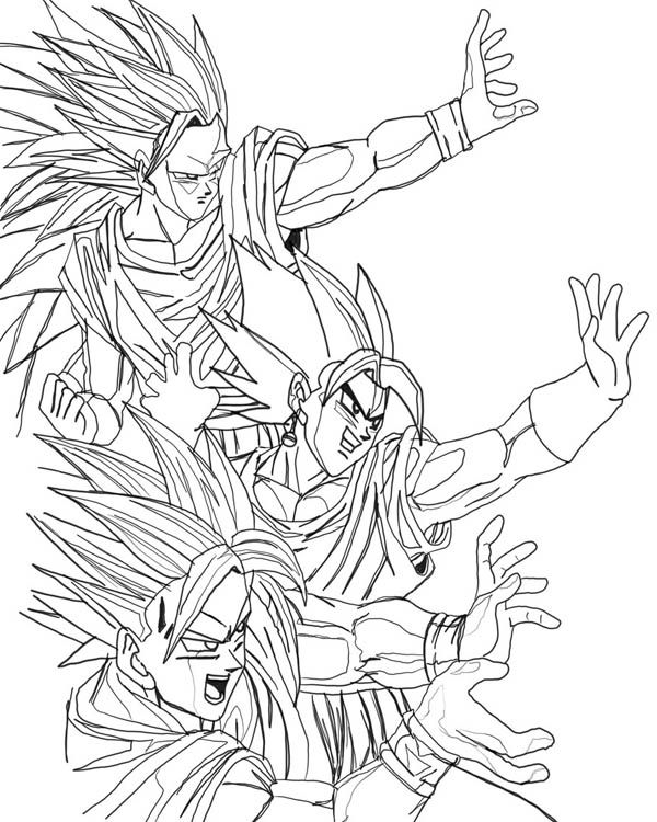 Dragon ball coloring pages