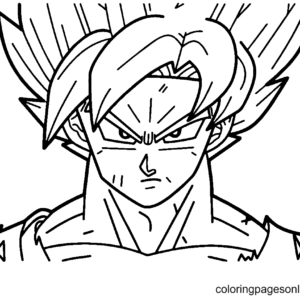 Dragon ball super super hero coloring pages printable for free download